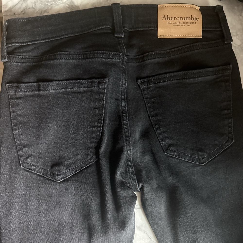Abercrombie Kids Charcoal Super Skinny Jeans